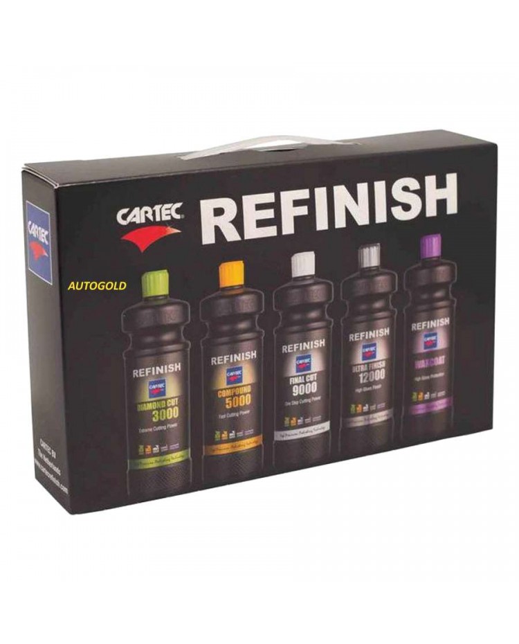 CARTEC Refinish kit lucidatura esterni (5 prodotti)