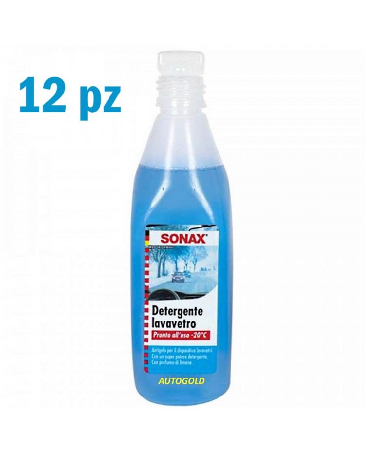 SONAX Additivo invernale lavavetri (12 pz) antigelo pronto all'uso